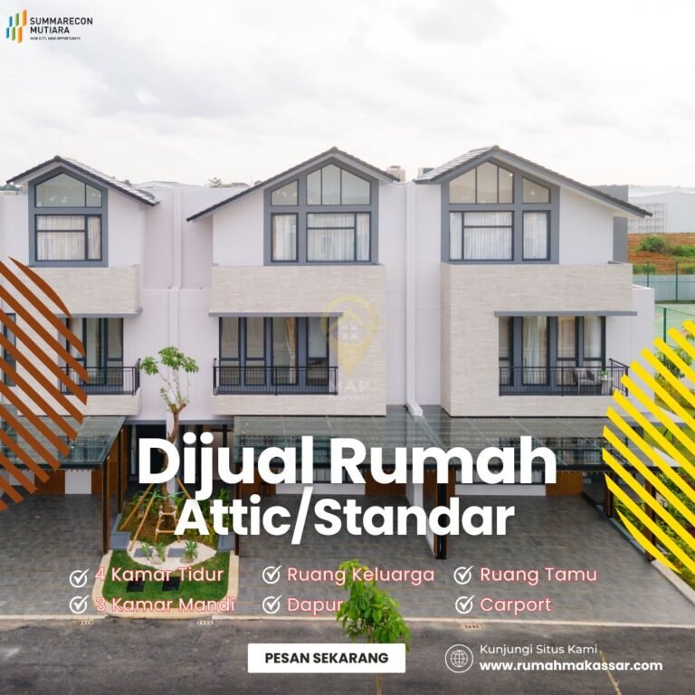 Rumah Cantik Attic Type Onyx Residence di Summarecon
